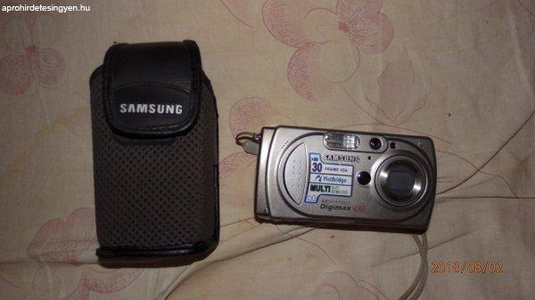 Samsung Digimax 430 kisméretű zoomos 2 elemes fotógép , 4 mp