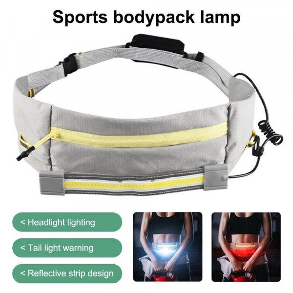 Deréköv táska LED COB lámpával könnyű, futáshoz ker?