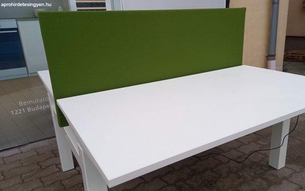 Asztali paraván, térelválasztó - zöld színű, használ
