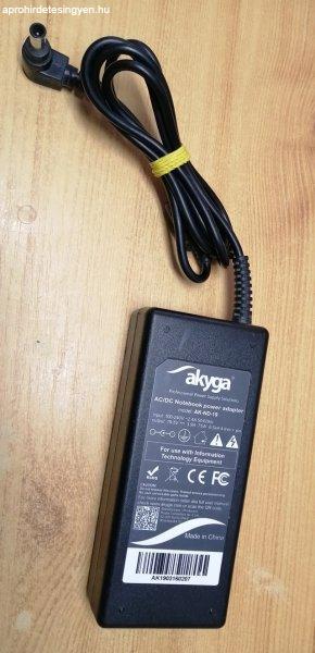 Akyga AK-ND-19 75W Sony hálózati töltő adapter 6,5x4,4mm+Cpi