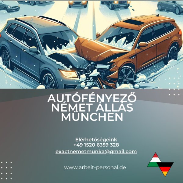 Autófényező német állás München
