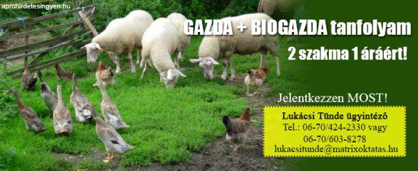 Biogazda+Gazda Képz.indul Budapesten!2 SZAKMA 1ÁRÁÉRT+AÓKCIÓ