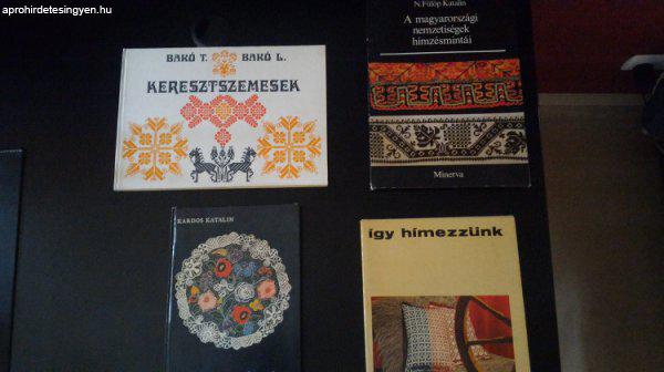 Hímzéses (embroidery) könyvek - JÓ ÁLLAPOTBAN