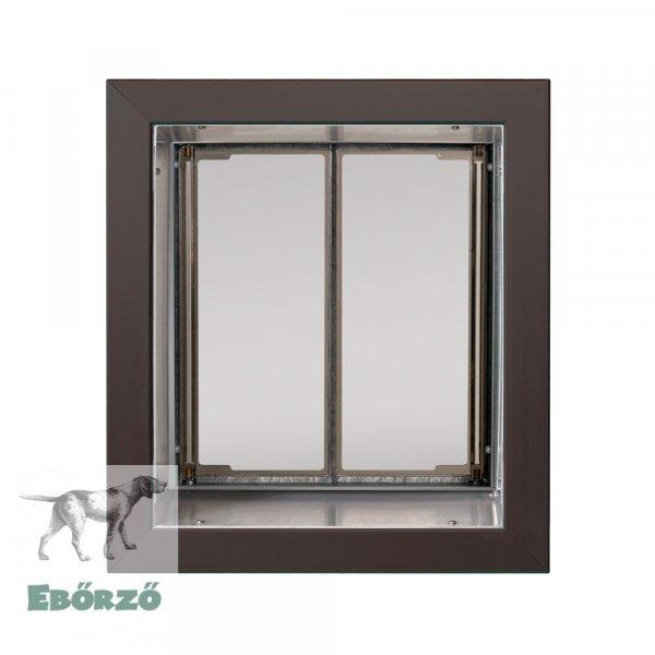PlexiDor® "M" méretű falba építhető kutyaajtó - Bronz színű