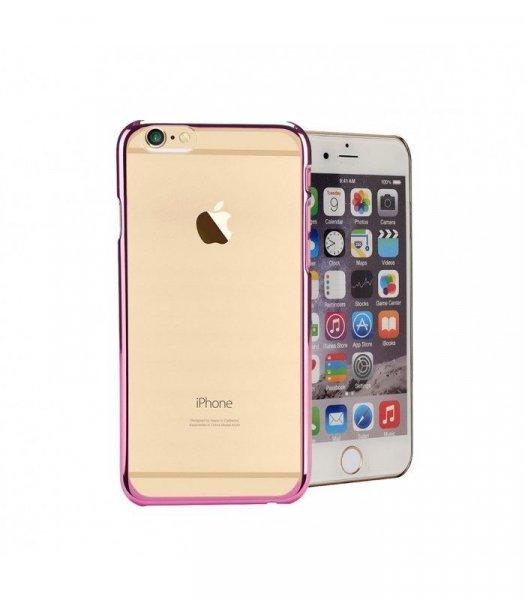 Astrum MC110 keretes átlátszó Apple iPhone 6/6S tok pink