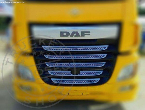 Daf XF106 inox hűtőrács betét szett