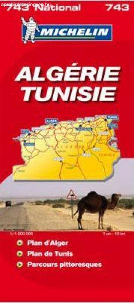 Algéria / Tunézia térkép - Michelin 743