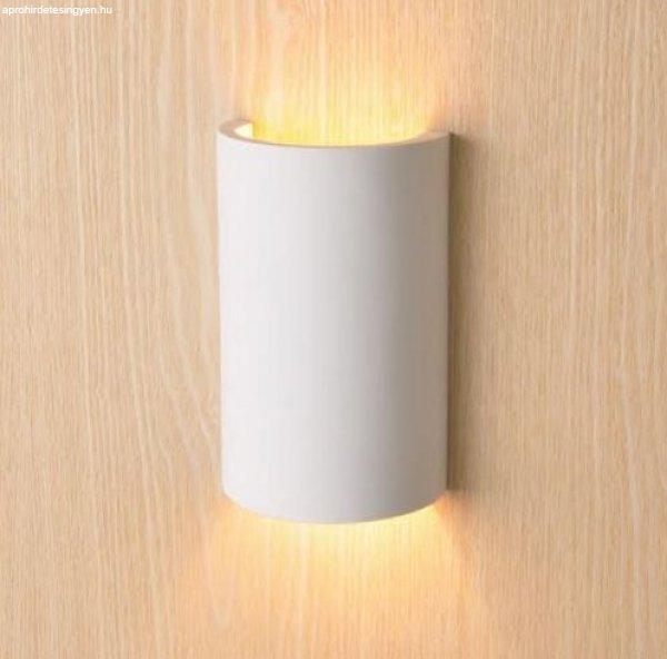 LED fali gipsz lámpa, íves, indirekt világítás - 2x3W CREE melegfehér LED
