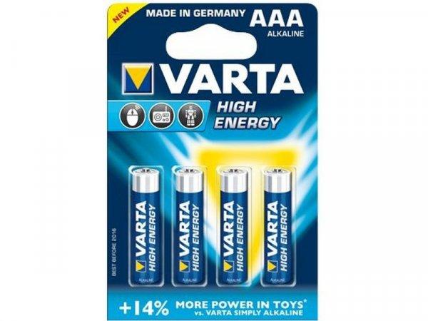 Elem Varta Aaa Mini Lr03 High Energy/4 db