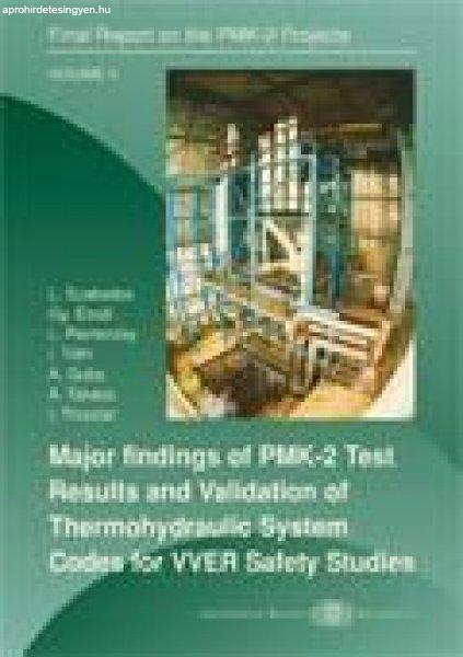 MAJOR FINDINGS OF PMK-2 TEST RESULTS AND VALIDATION OF THERMOHYDRAULIC SYSTEM
CODES FOR VVER SAFETY STUDIES