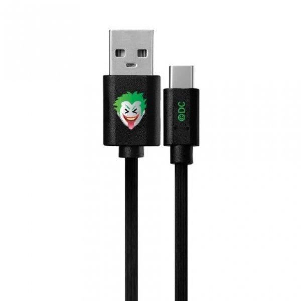 USB kábel DC - Joker 001 USB - MicroUSB adatkábel 1m fekete