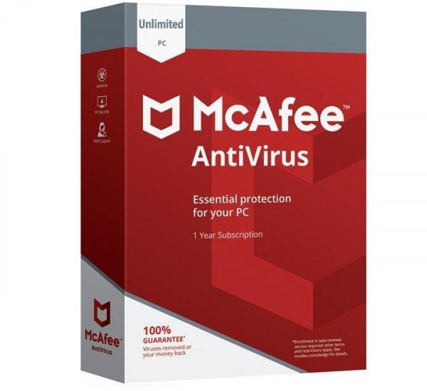 McAfee Antivirus 2020 - Unlimited Device (10 Device) 1 year