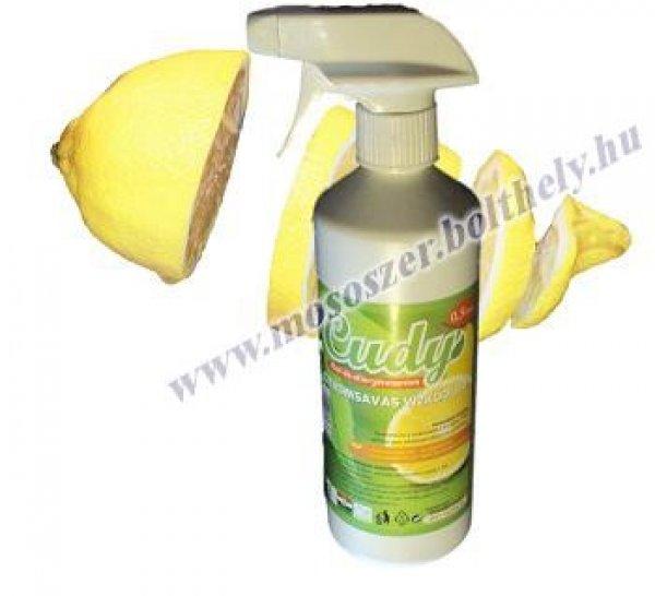 Cudy illatmentes citromsavas vízkőoldó 0.5 liter