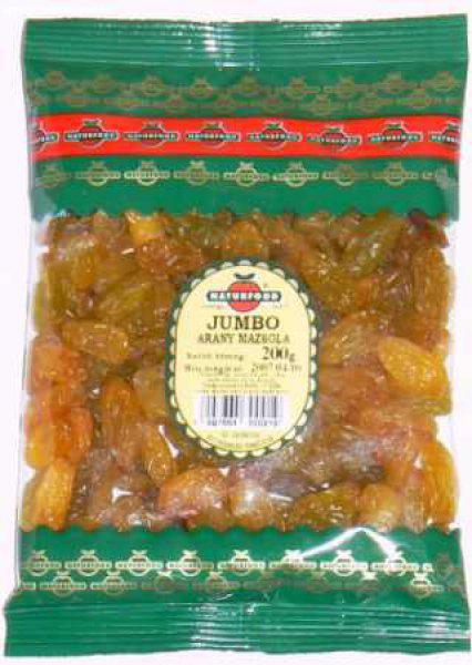 Naturfood Jumbo Arany Mazsola (150 g)