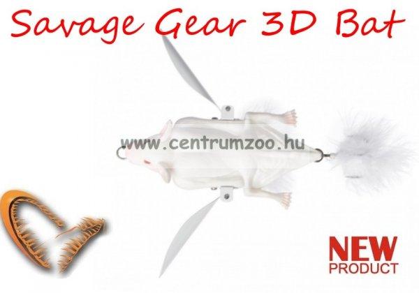 Savage Gear 3D Bat 10Cm 28G Albino (58328) Denevér Formájú Műcsali