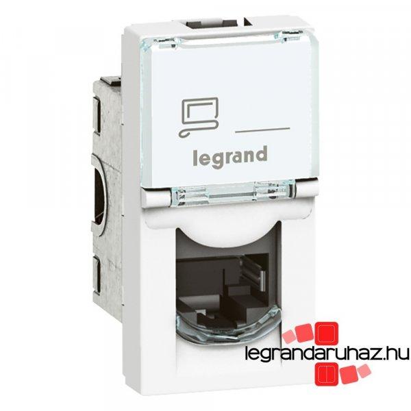 Legrand Program Mosaic LCS2 RJ45 aljzat Cat 5e FTP, 1 modul, fehér, Legrand
076552