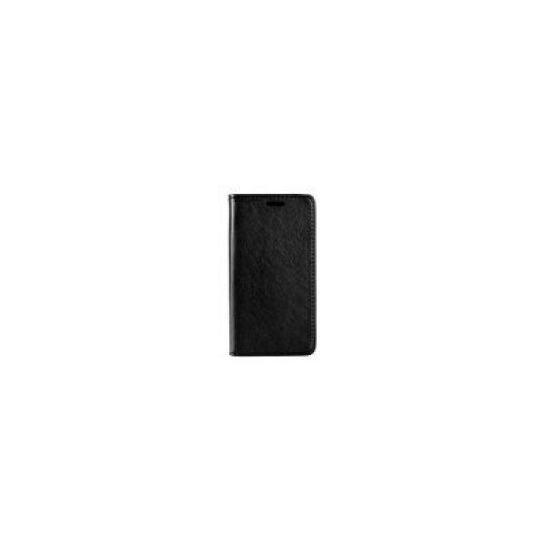 Smart magnet LG K9 (K8 2018) oldalra nyíló mágneses könyv tok szilikon
belsővel fekete