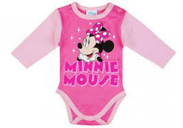 Disney Baby hosszú ujjú body 104cm rózsaszín - Minnie Mouse