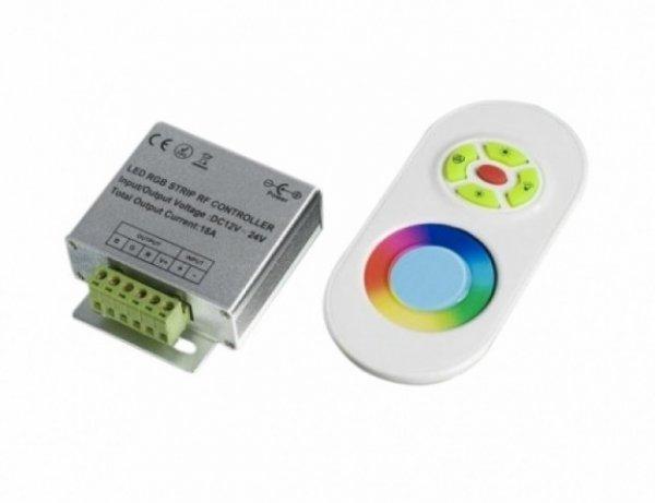 LED vezérlő távirányítóval RGB 216W rádiós, érintős fehér 2 év
garancia