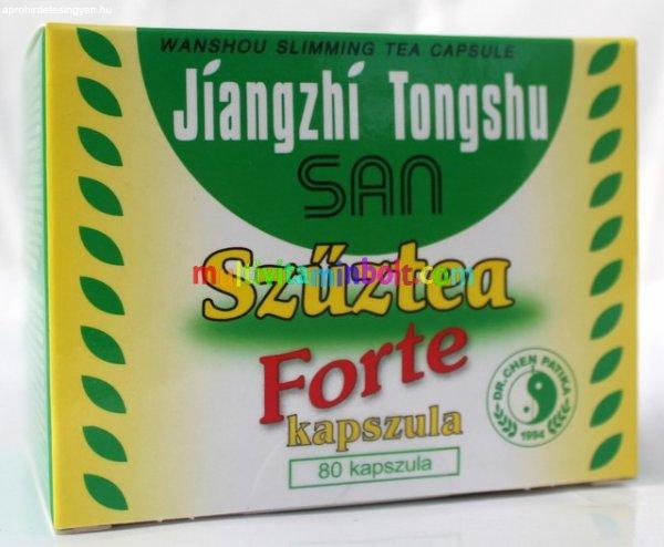 Szűztea Forte 80 db kapszula, Chili, zöld tea, fehér eperfa, szenna - Dr.
Chen