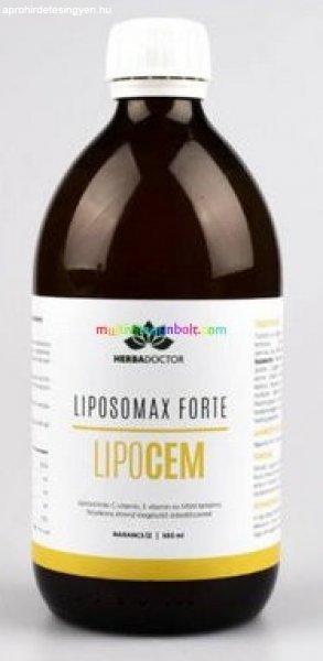 LipoCem 500 ml Liposzómás folyékony C-vitamin, MSM, L-arginin, E-vitamin -
Liposomax Forte HerbaDoctor