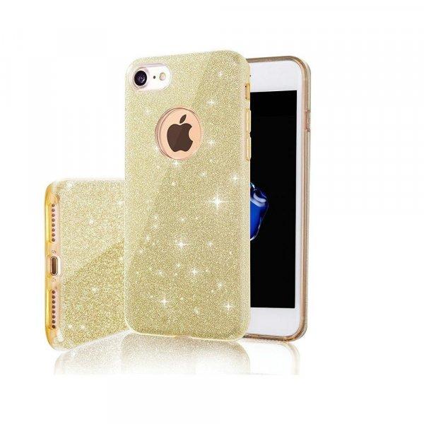 Glitter (3in1) - Apple iPhone 13 Pro Max (6.7) arany szilikon tok