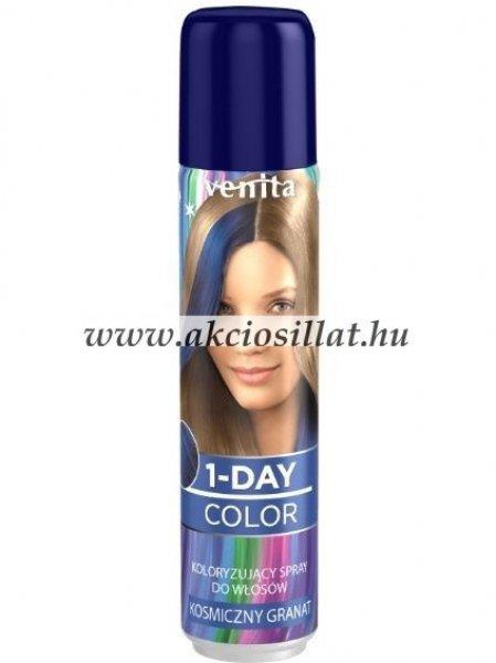 Venita 1 Day Color 1 napos kimosható ammóniamentes hajszínező spray 50ml 5
Navy Blue