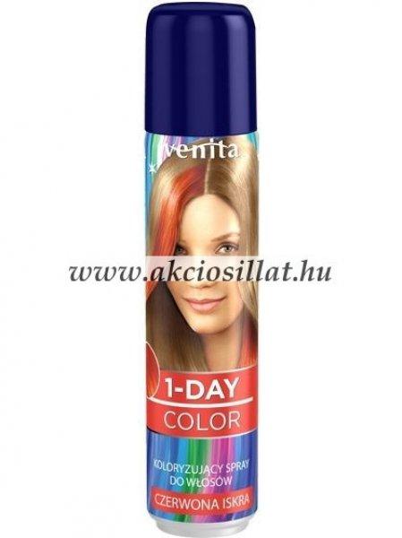 Venita 1 Day Color 1 napos kimosható ammóniamentes hajszínező spray 50ml 4
Red Spark