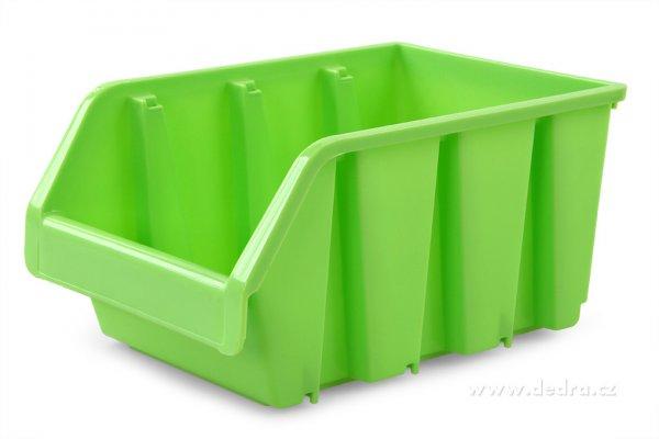 Műanyag tárolódoboz - zöld