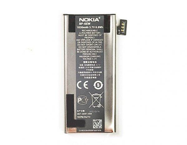 Nokia BP-6EW gyári akkumulátor Lumia 900 Li-Ion 1830mAh