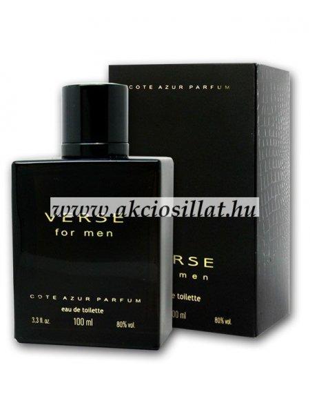 Cote d'Azur Verse for Men EDT 100ml / Versace pour Homme parfüm utánzat