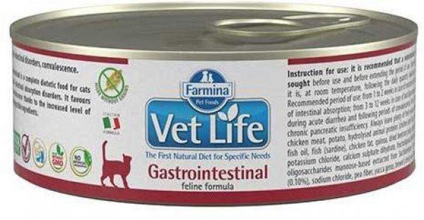 Farmina Vet Life Cat Konzerv Gastrointestinal 85 g