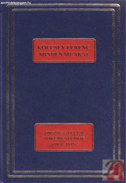 ORSZÁGGYŰLÉSI DOKUMENTUMOK (1832-1835)