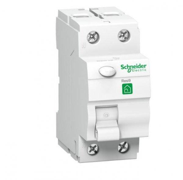 Schneider RESI9 áram-védőkapcsoló, A osztály, 2P, 63A, 30mA