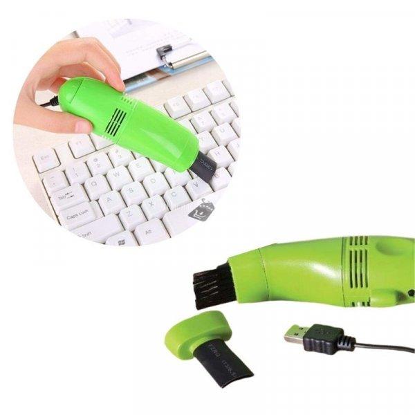 Mini porszívó billentyűzethez - USB - LED világítással