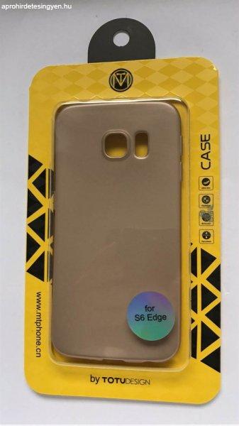 Samsung S6 Edge MT by TOTU Elegant TPU - Arany