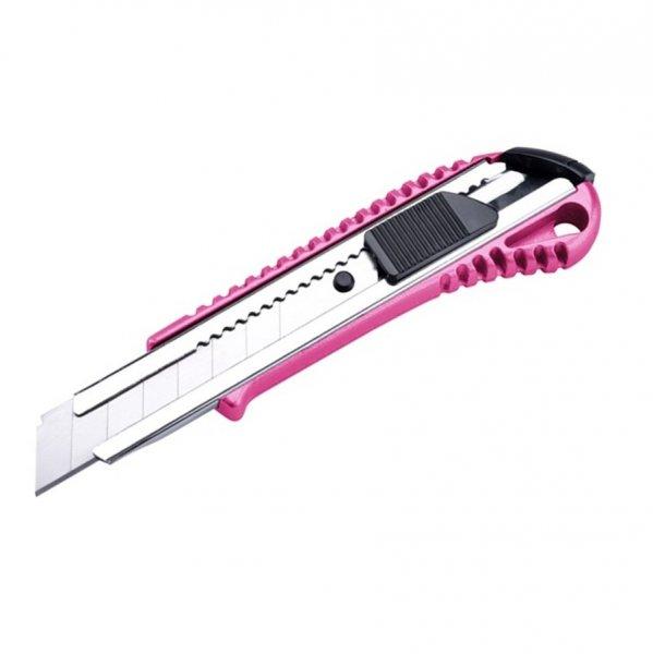 Extol kés aluházas rózsaszín, 18mm Extol Lady (e80059)