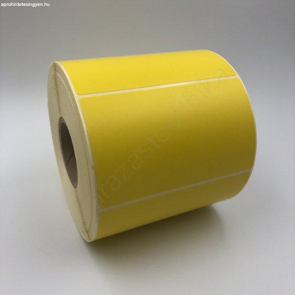100x60mm TT papír címke (1.000 db/40) - SÁRGA P113C