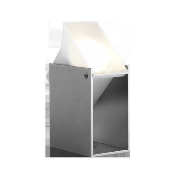 Garden Lights Etu fali lámpa, aluminium, kocka, állitható fejjel, LED 3 W,
meleg fehér fény
