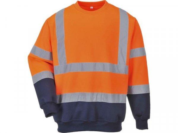 B306 - Kéttónusú Hivis pulóver - Narancs