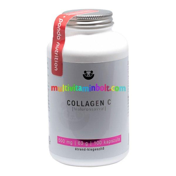 Collagen C kollagén + hialuronsav - 100 kapszula - Panda Nutrition