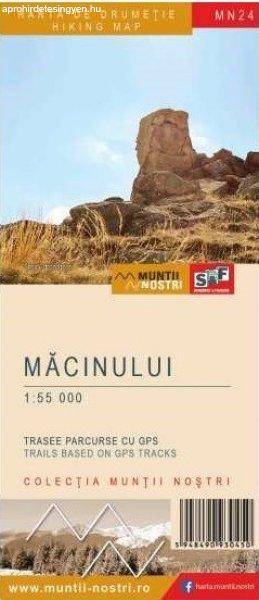 Macsin-hegység turistatérkép - Schubert & Franzke - MN24