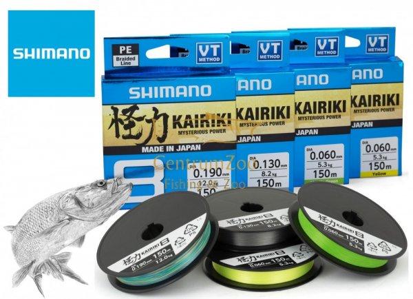 Shimano Kairiki Pe Sx8 Braid Line 150m 0,06mm 5,3Kg - Mantis Green (59Wpla58R00)
Original Japan Products
