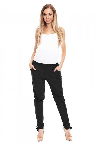 Kismama nadrág masnival a bokáknál modell 0135 fekete