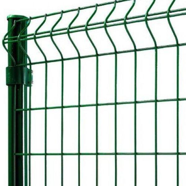3D táblás kerítés 4-4 mm, zöld 1230 mm