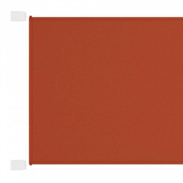 Terrakotta oxford-szövet függőleges napellenző 200x360 cm