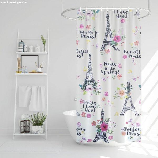 Zuhanyfüggöny Eiffel-torony