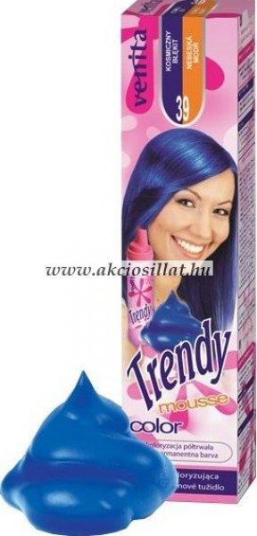 Venita Trendy Color Mousse Hajszínezőhab 75ml Kozmikus Kék 39