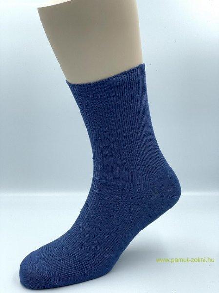 Brigona Komfort gumi nélküli zokni - farmerkék 43-44