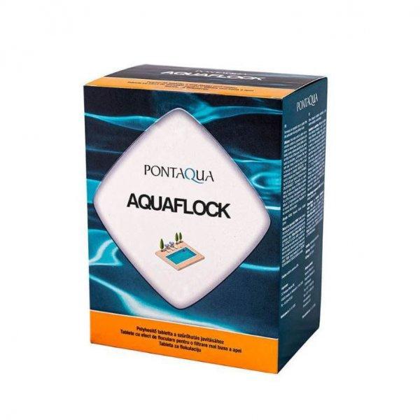 PoolTrend / PontAqua AQUAFLOCK magas koncentrációjú pelyhesítő tabletták
textiltasakban, 8 tasak / doboz
